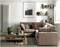 Habitat Elmdon Fabric Left Hand Corner Sofa - Natural