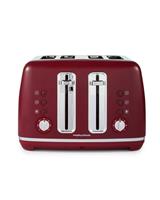 Morphy Richards 242051 Accents 4 Slice Toaster - Rhubarb