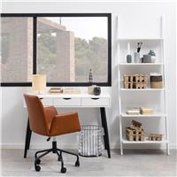 Furniture To Go Neptun 3 Drawer Office Desk - White & Black