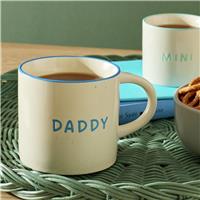 Argo Home Blue Daddy Decal Ceramic Mug