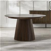 Julian Bowen Arya Ext 6 Seater Dining Table - Dark Brown