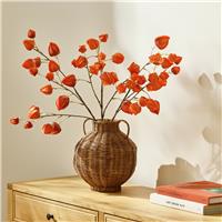 Bayswood Artificial Orange Sedum Stems - Pack of 3