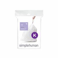 Simplehuman Code K Custom Fit Bin Liners - Pack of 20