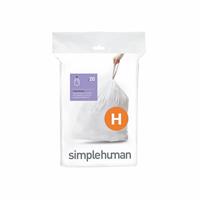 Simplehuman 35L Code H Custom fit Bin Liners - Pack of 20