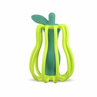 RazBaby Pear Silicone Rattle and Teether Toy