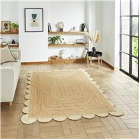 Think Rugs Savannah Natural Jute Flatweave Rug - 120x170cm