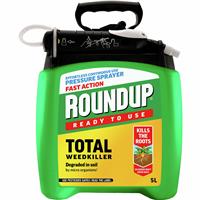 Roundup Fast Action Ready To Use Pump And Go Weedkiller - 5L