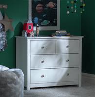 Habitat Brooklyn 2+2 Chest of Drawers - White