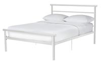 Argos Home Avalon Double Metal Bed Frame - White