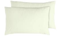 Habitat Egyptian Cotton Standard Pillowcase Pair - Cream