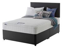 Silentnight Travis Small Double Memory Divan Bed - Charcoal