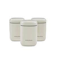 Morphy Richards Equip Set of 3 Storage Canisters Cream