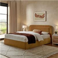 Habitat Jacey Double End Lift Ottoman Bed - Mustard