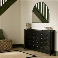 Habitat Chevron Large Radiator Cover - Black