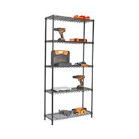 VonHaus 5 Tier Steel Wire Shelving Unit