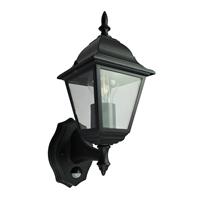 Coast Classic 4 Panel PIR Lantern - Black