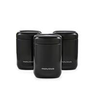 Morphy Richards Equip Set of 3 Storage Canisters Black