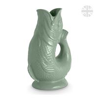 Wade Ceramic Clay Fish Jug 0.6L - Sage Green