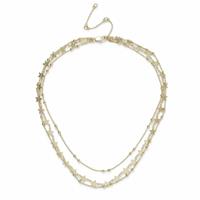 Liars & Lovers Gold Plated Star Multilayered Necklace