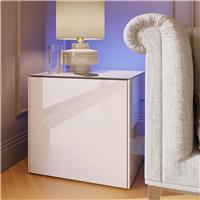 Frank Olsen Intel Smart LED Side Table - White