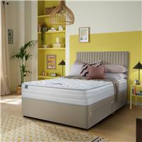 Silentnight Knightly 2000 Ptk Double Memory 4 Drawer Divan Bed - Sandstone