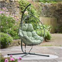 Pacific Lyon Outdoor Single Hanging Chair - Green