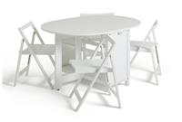 Argos Home Butterfly Dining Table & 4 Chairs - White