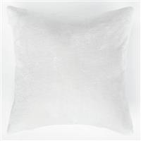 Argos Home Plain Super Soft Fleece Cushion - Stone - 43x43cm
