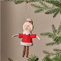 Argos Home Felt Mrs Clause Hanging Christmas Ornament