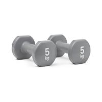 Reebok Vinyl Dumbbells - 2 x 5kg
