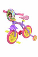 Dora 10 Inch Wheel Size Kids 2-in-1 Training Bike