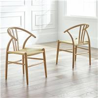 Julian Bowen Symi Pair of Dining Chairs - Natural Wood