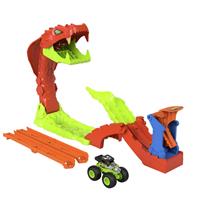 Hot Wheels Monster Trucks Snake Slam Takedown Playset
