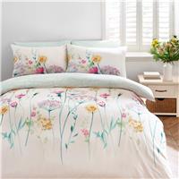Catherine Lansfield Meadowsweet Floral Bedding Set - Single