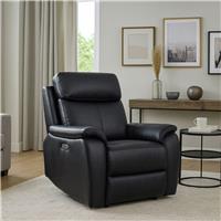 Aspire Kingsmere Power Recliner Chair - Black