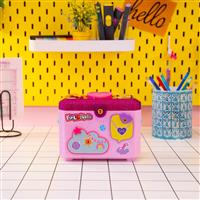 FunLockets Secret Jewellery Box with Message Recorder-Pink