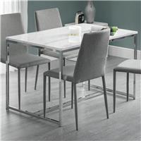 Julian Bowen Scala 4 Seater Dining Table - Marble Effect
