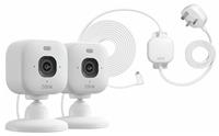 Blink Mini 2K+ Camera (2-Pack) & Blink Power Adaptor
