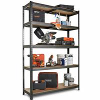 VonHaus 5 Tier Extra Wide Racking Shelving Unit