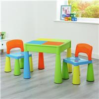 Liberty House Toys Kids 5in1 Table & 2 Chairs -Multicoloured