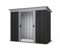 Yardmaster Metal Castleton Pent Garden Shed - 6x4ft