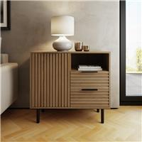 GFW Nervata 1 Door 2 Drawer Sideboard - Natural