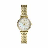 Fossil Carlie Mini Gold Tone Stainless Steel Bracelet Watch