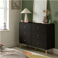 Habitat Otto 6 Drawer Chest - Black