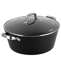 Dojo Hero Neverstick+ 8L Aluminium Casserole Dish - Black