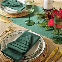 Argos Home Set of 4 Napkins - Green
