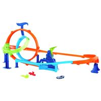 Hot Wheels Stunt Tracks Rapid Launch Cyclone Track Set