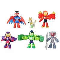 Marvel Ironman Awesome Friends Pack 3 Inch figure Playset
