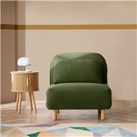 Habitat Benji Single Fabric Chairbed - Green