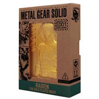 Fanattik Metal Gear Solid 2 24k Gold Plated Raiden Ingot